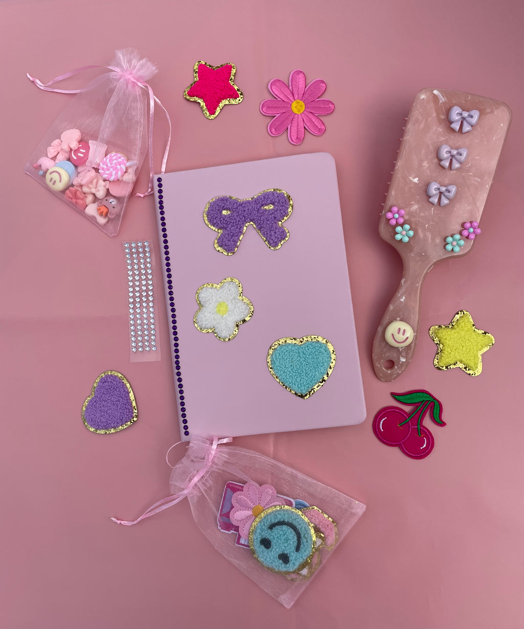 Craft Package DIY Patch Kit (Notebook, Hairbrush & Mirror)