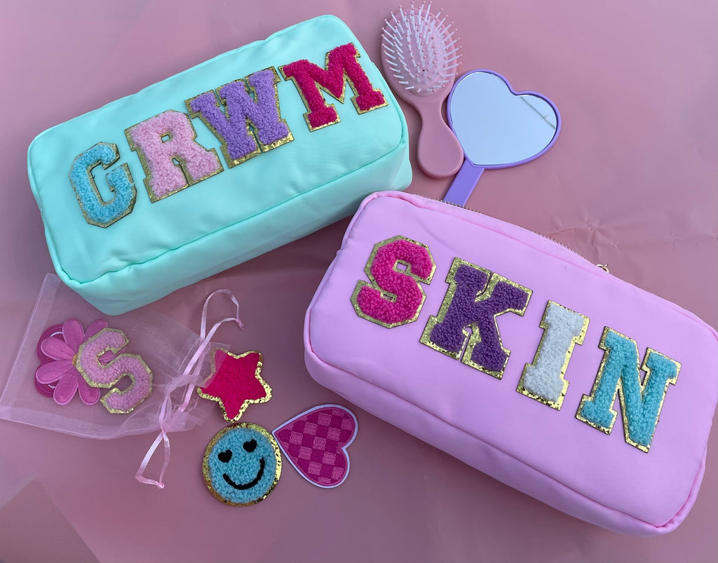 Pamper Pouch DIY Patch Kit (with Hairbrush & Mirror)
